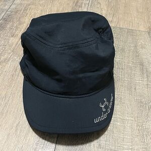 Under Armour Black Military Style Hat. Great Used Condition